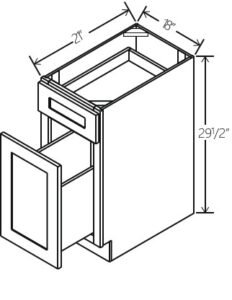 Document File Base Cabinet 18″W x 29 1/2″H x 21″D