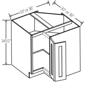 Easy Reach Base Cabinet 33″W x 34 1/2″H x 24″D
