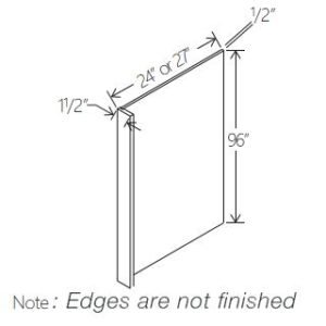 Refrigerator End Panel