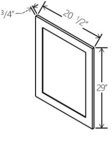 Vanity Decorative Door Panel