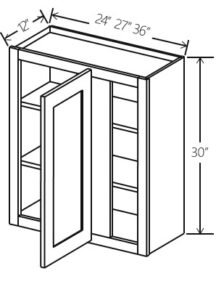 Wall Blind Corner Cabinet 24″W x 30″H x 12″D