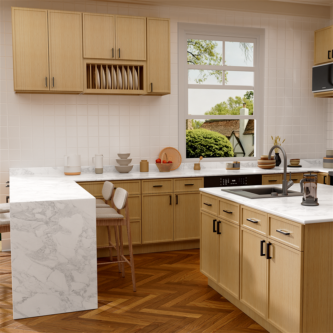 Slim White Oak Cabinets Combo Packs