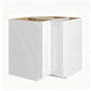 White Shaker Easy Reach Base Cabinet | 33"-36"W x 34 1/2"H x 24"D