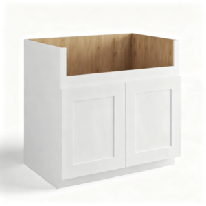 White Shaker Farmhouse Sink Base | 36"W x 34 1/2"H x 24"D