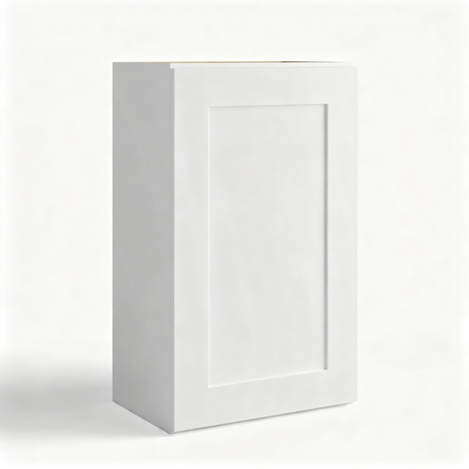 White Shaker Wall Cabinet Double Doors