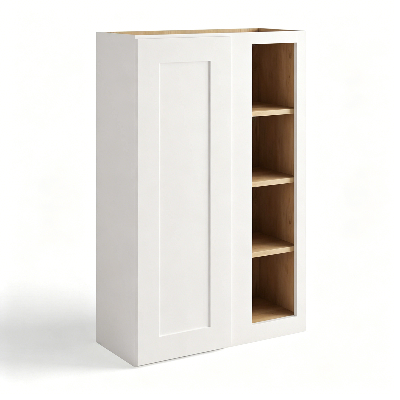 White Shaker Wall Blind Corner Cabinet