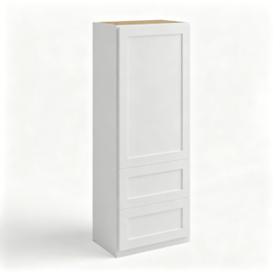 White Shaker Wall Tower Cabinet